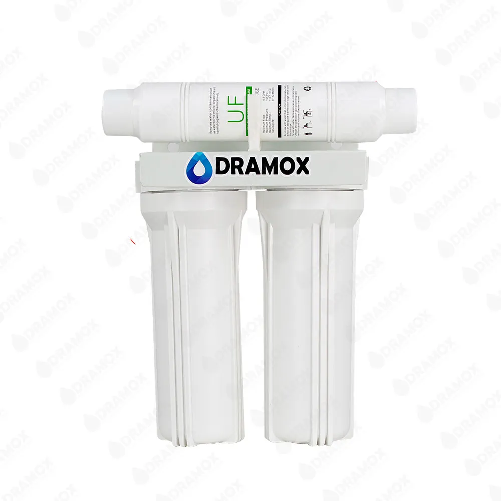 Purificador de agua con membrana de ultra filtración uf